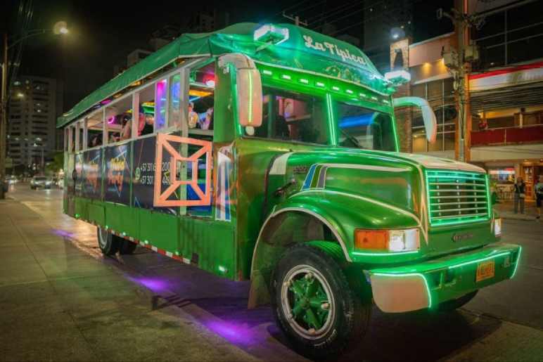 Take a Chiva Party Bus Tour