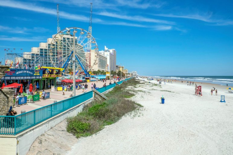 Stroll Along the Daytona Beach Boardwalk and Pier